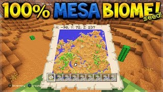 100% MESA BIOME SEED! Minecraft Console Edition - TU54 ONLY Mesa Biome Seed (ALL CONSOLES)