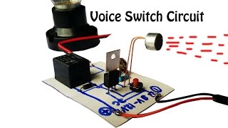 How to make automatic switch on the light by voice or sounds - Automatic switch circuit