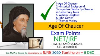 Age Of Chaucer In English Literature || UGC NET ENGLISH || AKSRajveer || Literature Lovers