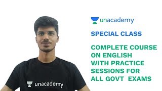 Special Class - Complete Course on English with Practice Sessions for all Govt  Exams - Aman Trivedi