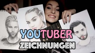 Meine YOUTUBER ZEICHNUNGEN (Julien Bam, Shirin, Melina Sophie, Kelly, LenaVanille..) | Celly