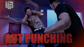 Wei Shen in Trouble - Sleeping Dogs - Being Held/Gutpunching - Benny's Bouncers Fight