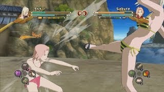 Ino Swimsuit vs Sakura Swimsuit - Naruto Shippuden Ultimate Ninja Storm 3 Full Burst