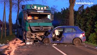 Junge Frau stirbt bei Unfall in Rehden