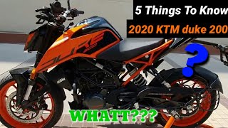 2020 KTM 200 Duke BS6 l 5 Things To Know?? *IMPRESSIVE*