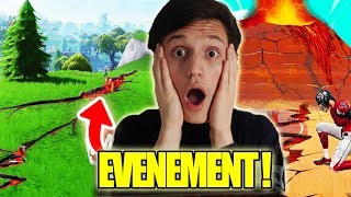 LE SEISME ARRIVE ! LES FISSURES DETRUISENT LA MAP !THEME DE LA SAISON 8 FORTNITE