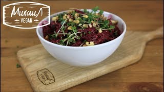 САЛАТ ИЗ СВЕКЛЫ | вареная свекла с черносливом и орехами |  постный рецепт