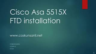 Install and Upgrade Firepower Threat Defense on ASA 55xx X Appliances