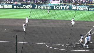 遠軽vsいわき海星 6回裏 遠軽の攻撃(柳橋タイムリー) 選抜高校野球'13 1回戦