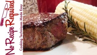 Filet Mignon with Rosemary Butter - NoRecipeRequired.com