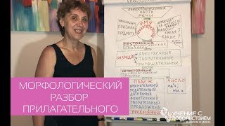 Морфологический разбор имени прилагательного | Как разбирать прилагательное
