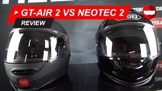 Shoei GT Air 2 vs Shoei Neotec 2 - ChampionHelmets.com