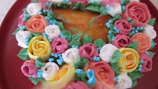 НАСАДКА ТЮЛЬПАН РОЗА КАК УКРАСИТЬ ТОРТ RUSSIAN TULIP PIPING TIPS