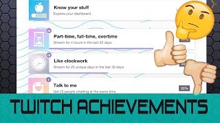 Twitch Achievements - Impressions