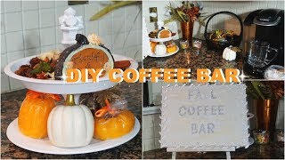 DIY DOLLAR TREE FALL COFFEE BAR