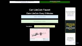 LiteCoin Faucet каждые 5 минут  5000 сатошей