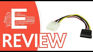 StarTech 6in 4 Pin Molex to SATA Power Cable Adapt Overview