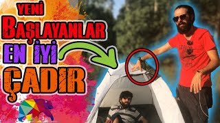 Kamp İçin En Ucuz Çadır / Quechua - Arpenaz 2 | Su Testi!