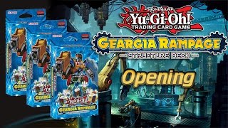 Yugioh Geargia Rampage Structure Deck Opening