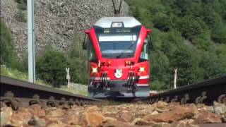 Bernina Express Führerstand Tirano → St Moritz