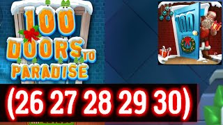 100 Doors to Paradise Level 26 27 28 29 30 Android Walkthrough