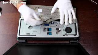 Packard Bell EasyNote Z5WT3 screen replacement, замена экрана ноутбука