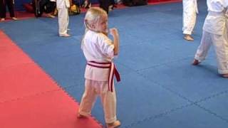 5 Year Old La Crosse, WI Karate Girl with Super Focus