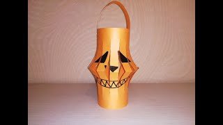 EASY ORIGAMI JACK'S LANTERN FOR HALLOWEEN FOR KIDS @5-minute crafts