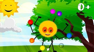 Паучок ходил по ветке ?️☀️?️ Веселый Стих про паучка для малышей, 0+