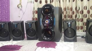Informational video of Zebronics 5.1 zeb-sw9451rucf speaker -- in HINDI