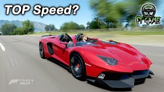 Lamborghini Aventador J Gameplay and TOP Speed! | Forza Horizon 4