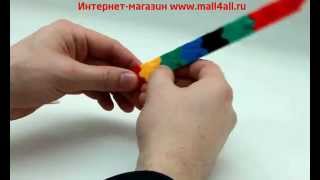 Японский конструктор LaQ - сборка "Змейки"