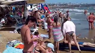 Крым Феодосия сегодня.Отдых на море в Феодосии.Обзор пляжей на черном море.Крым 2019