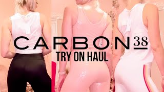Carbon38 Activewear Try On Haul | SHINY! SEE THROUGH? CUTE!