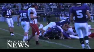 East Knox Bulldogs faceoff against the Utica Redskins