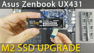 Asus Zenbook 14 UX431 How to install M2 SSD
