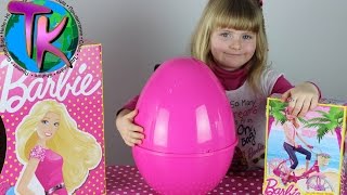 Кукла Барби огромное большое яйцо с сюрпризом Набор Барби Barbie doll playset giant surprise egg