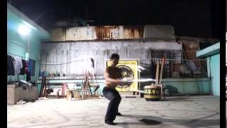 洪拳學社 (趙威洪家拳  Chiu Wai Style Hung Gar) - 猺家大扒_行月雙刀