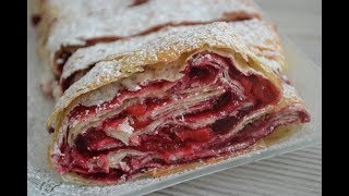 Пирог с вишней. Никто не верит, что он из лаваша! Покорит всех!