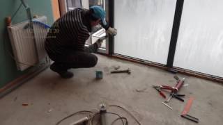 Утепление фасадного остекления