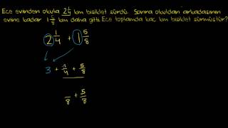 Tam Sayılı Kesirlerde Toplama Problemi (Cebir Öncesi / Kesirler)