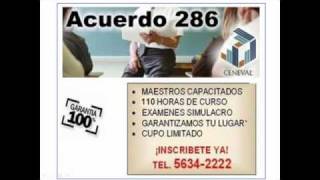 CURSO EXAMEN DEL ACUERDO 286 - PREPA EN UN SOLO EXAMEN
