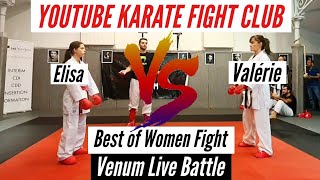 YOUTUBE KARATE FIGHT CLUB  - Best of WOMEN fight @ VENUM LIVE BATTLE