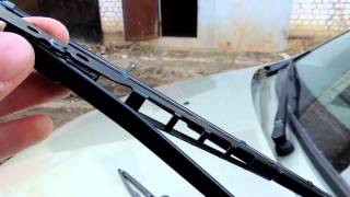 Renault Logan установка щёток 60Сm