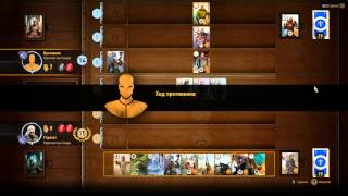 Ведьмак 3. Играем в гвинт и выигрываем карту героя чудовищ.