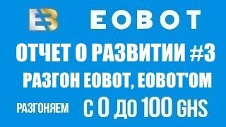 Отчет развития облака EOBOT #3 - Развиваем EOBOT только EOBOT'ом