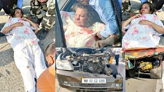 Shabana Azmi INJUR€D In Car On Mumbai-Pune Highway With Javed Akhtar