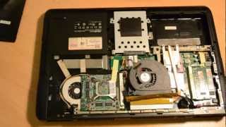 Разборка и чистка ноутбука ASUS K61IC.Disassembly and Cleaning laptop