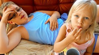 Алиса приехала !!! VLOG Как прошел мой день Entertainment for children Water gun
