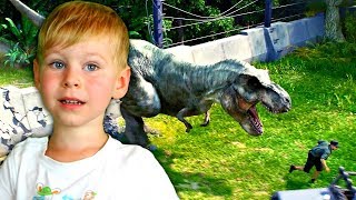 ЦЕРАТОЗАВР ВЫРВАЛСЯ НА СВОБОДУ! Прохождение - Часть 4